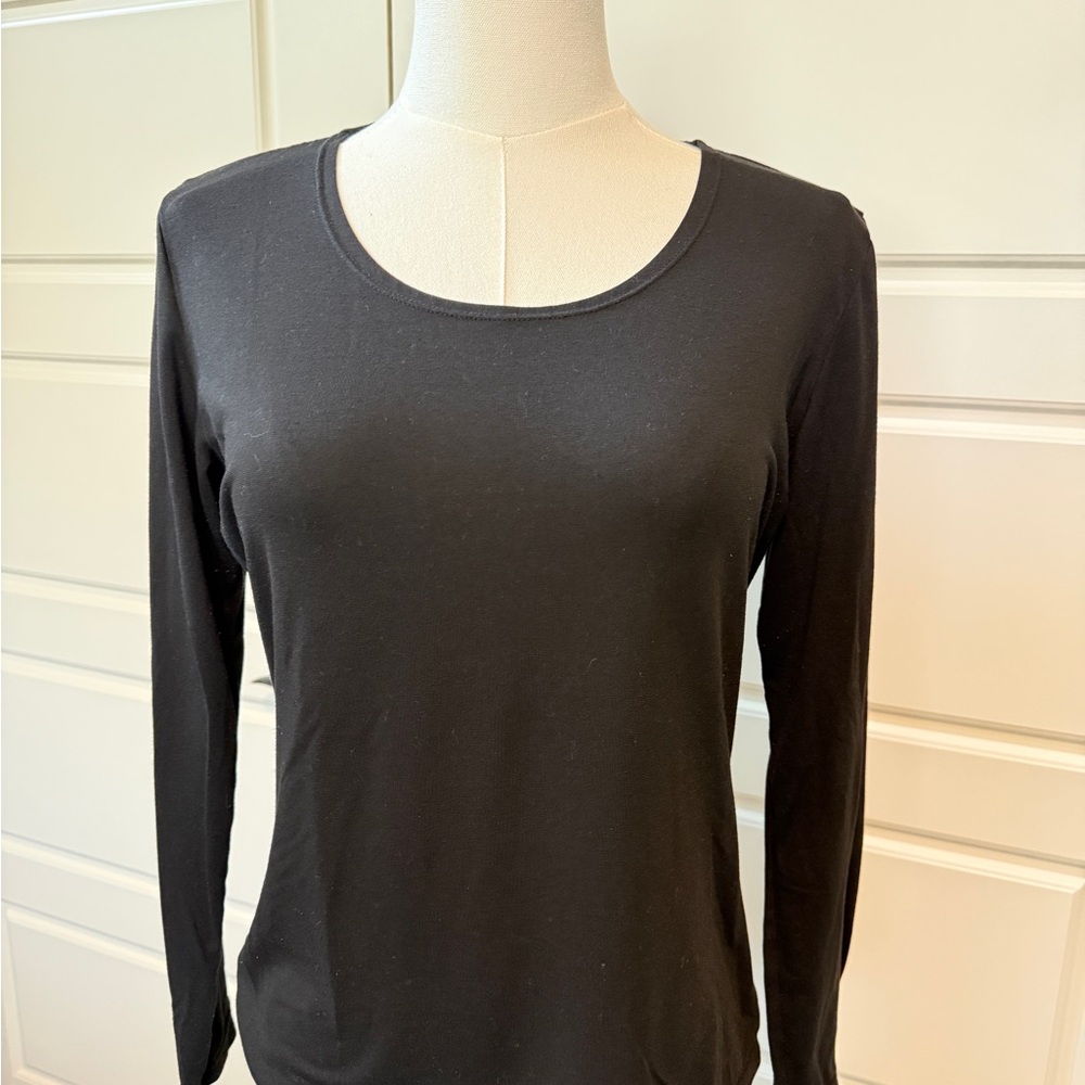 32 Degrees Women's Black Long Sleeve Tee